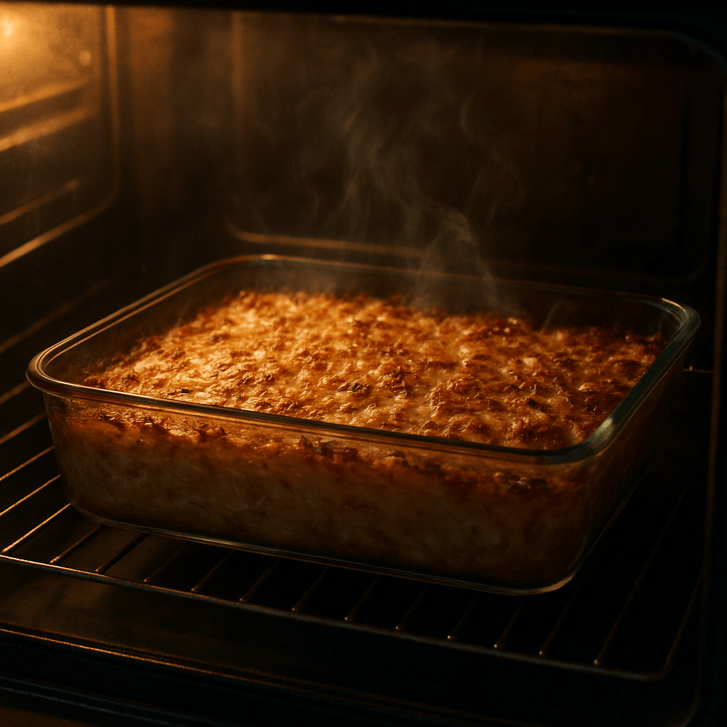 jak długo piec babkę ziemniaczaną