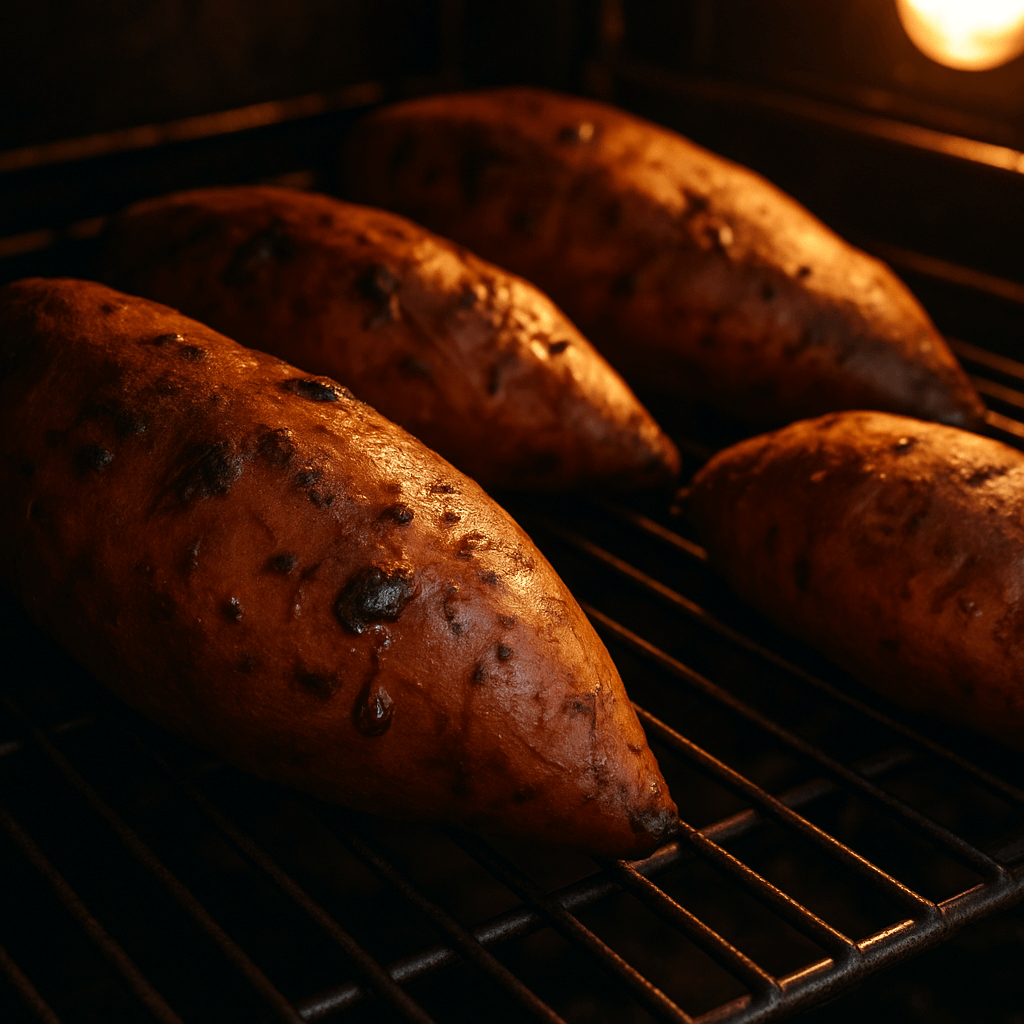 jak długo piec bataty