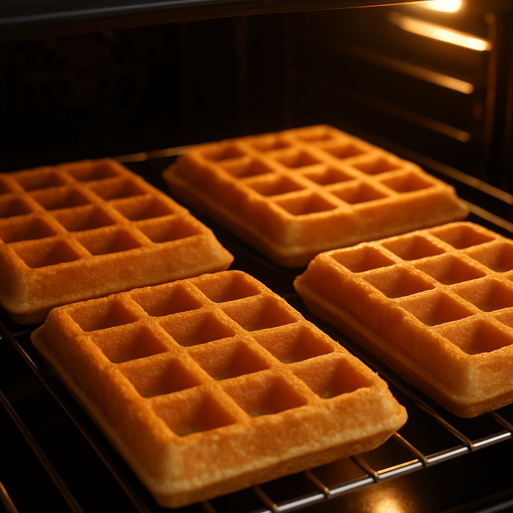 jak długo piec gofry