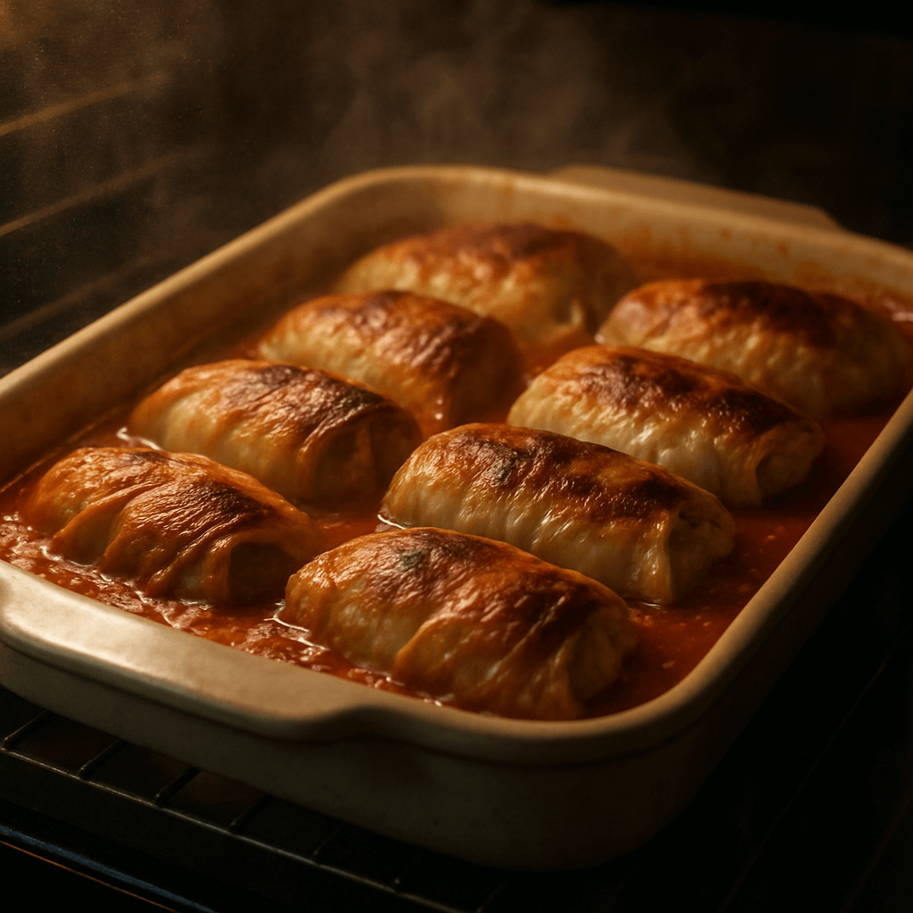 jak długo piec gołąbki