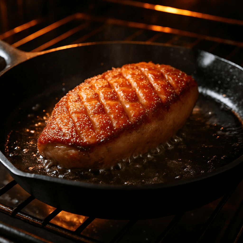 jak długo piec pierś z gęsi