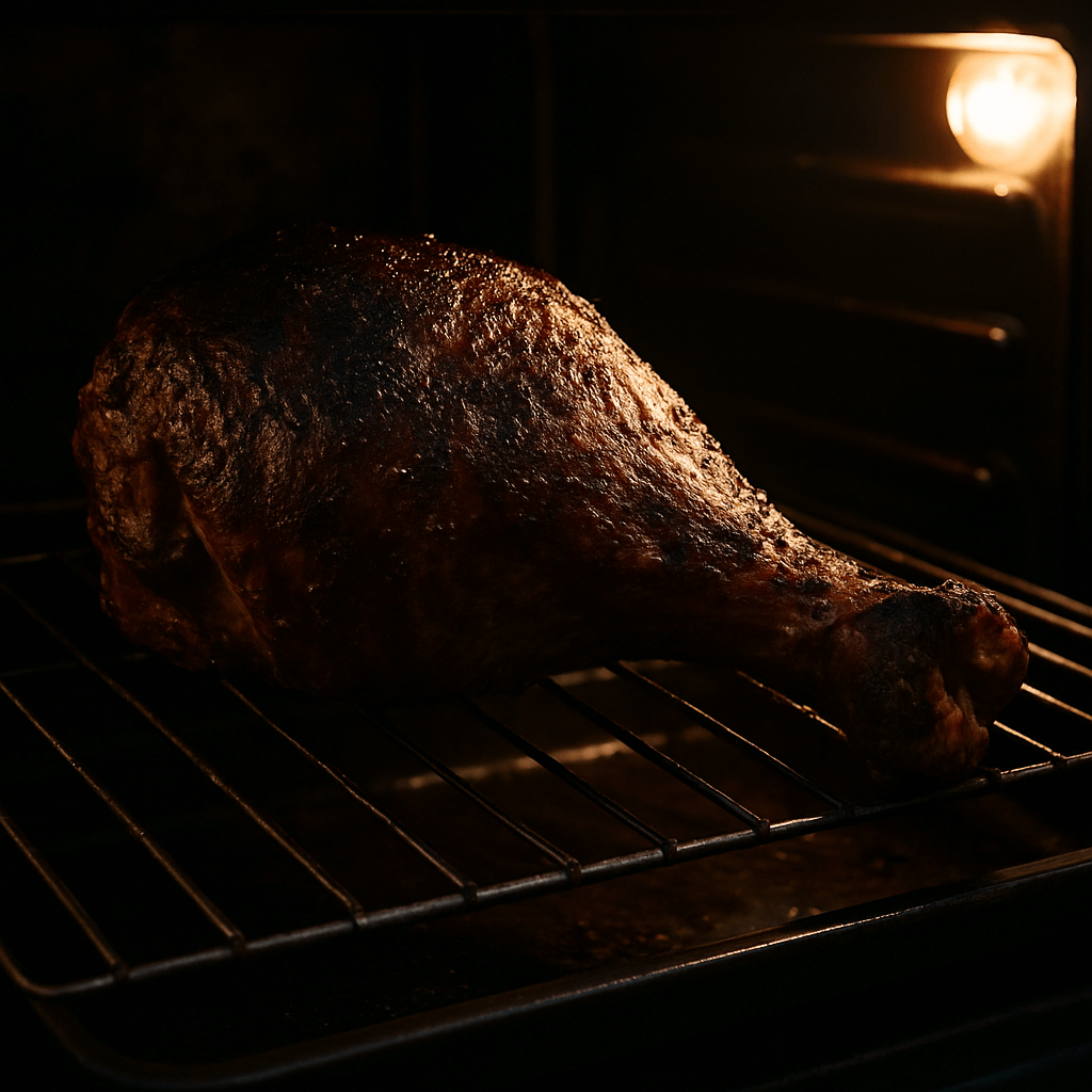 jak długo piec udziec z indyka