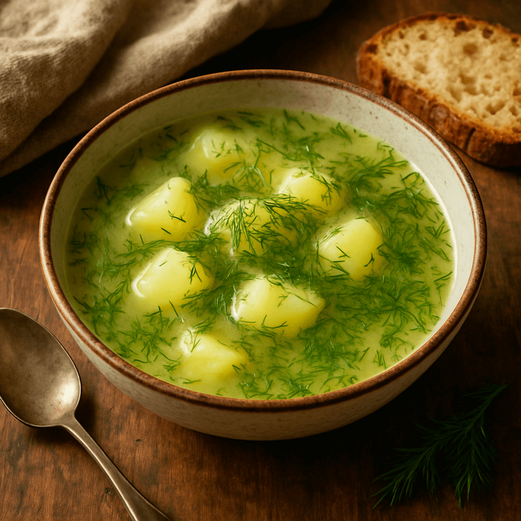 zupa koperkowa z ziemniakiem