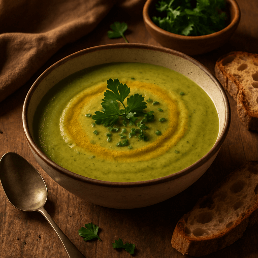 zupa krem z pietruszki i curry