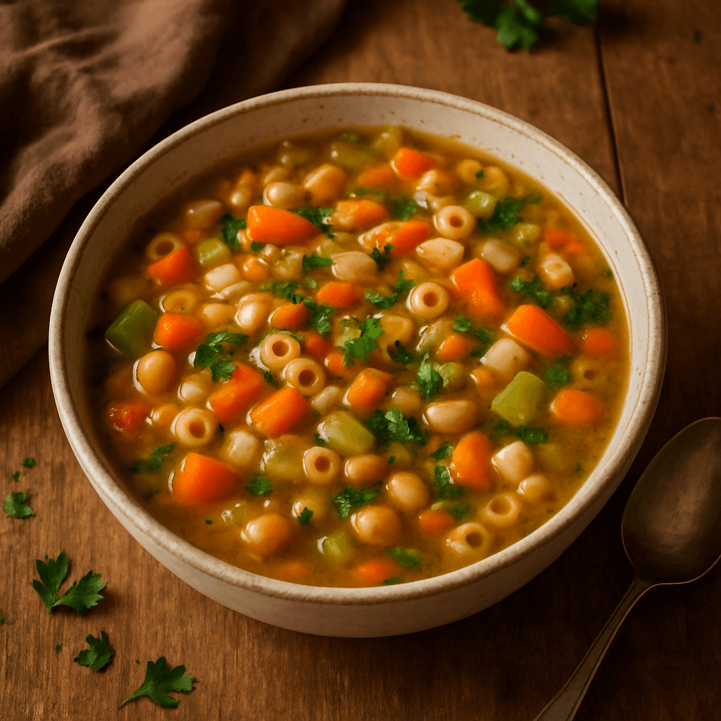 zupa warzywna z makaronem