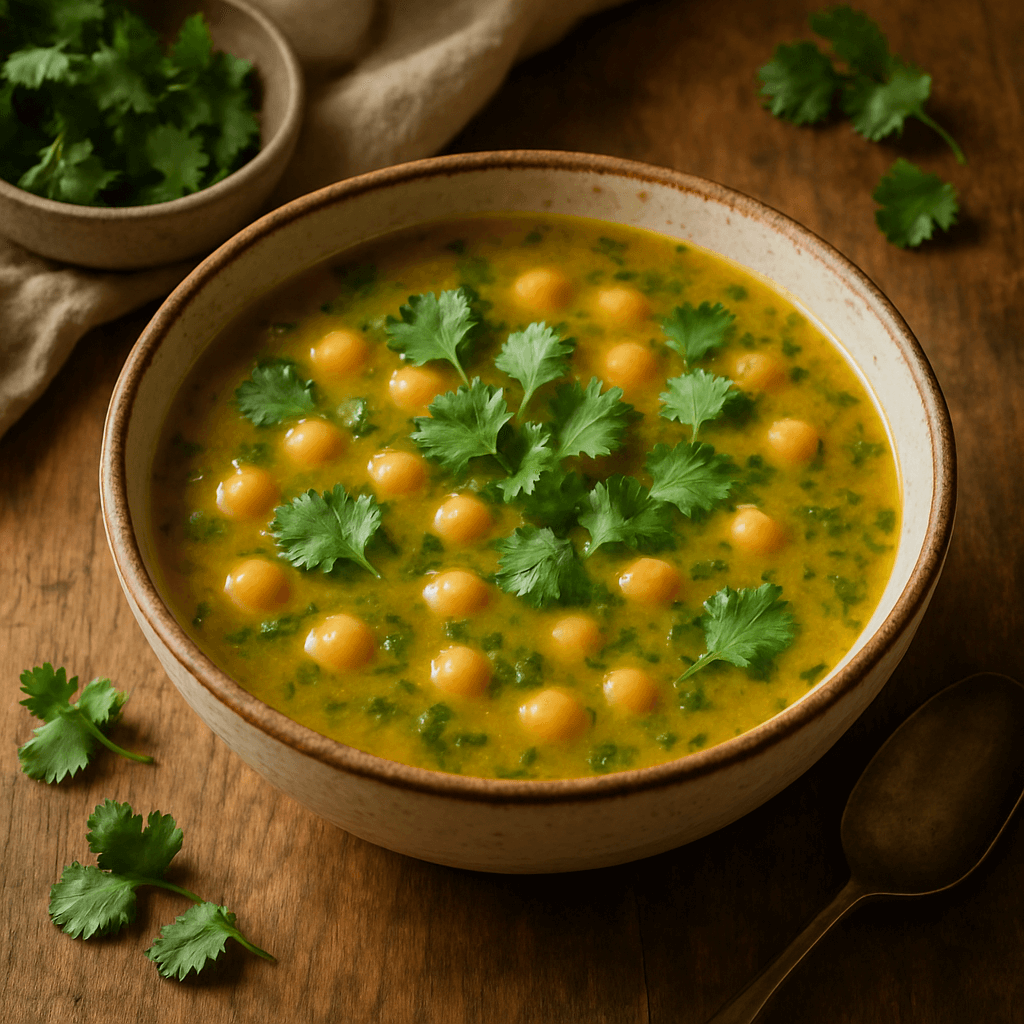 zupa z ciecierzycy i kolendry