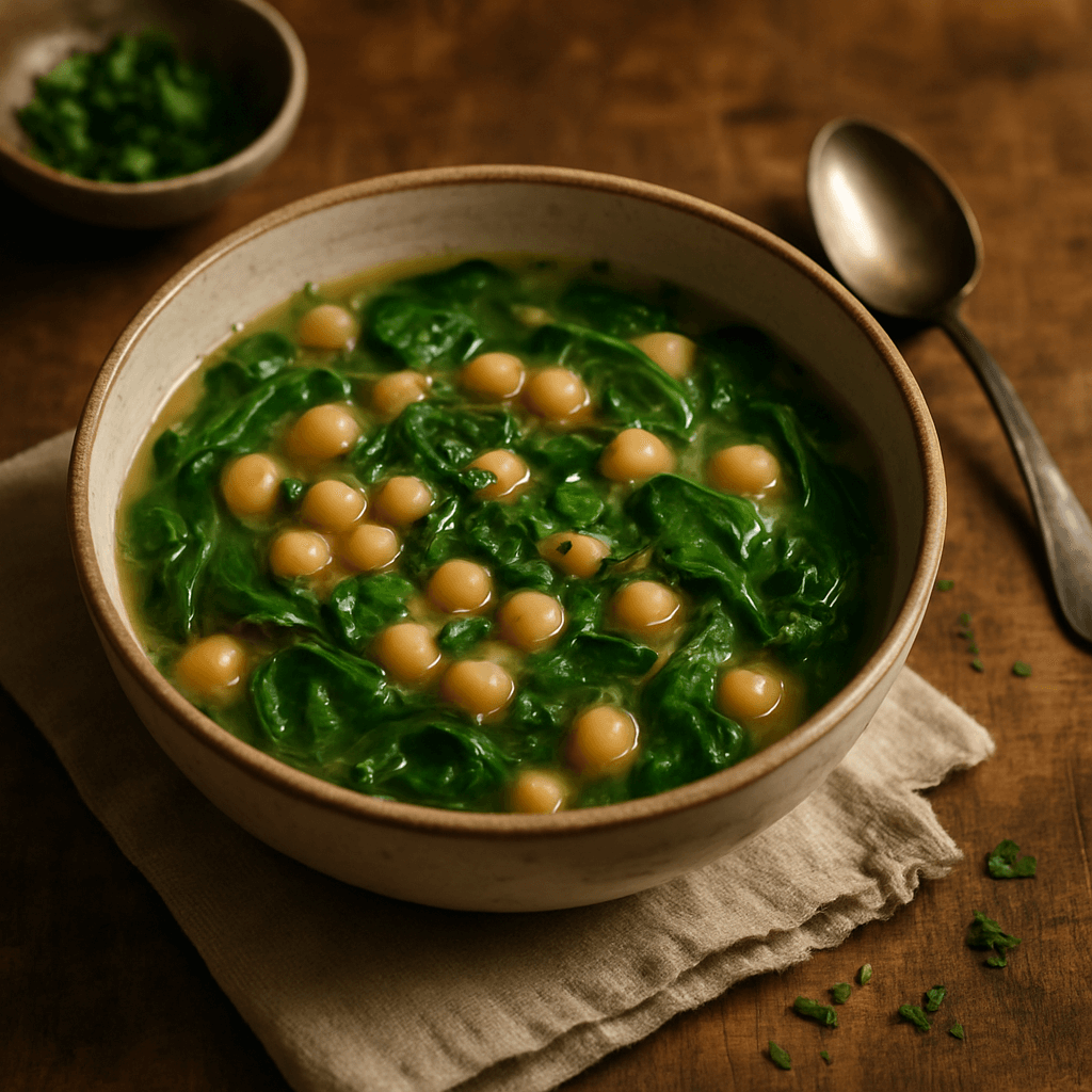 zupa z cieciorki i szpinaku zupa z cieciorki i szpinaku