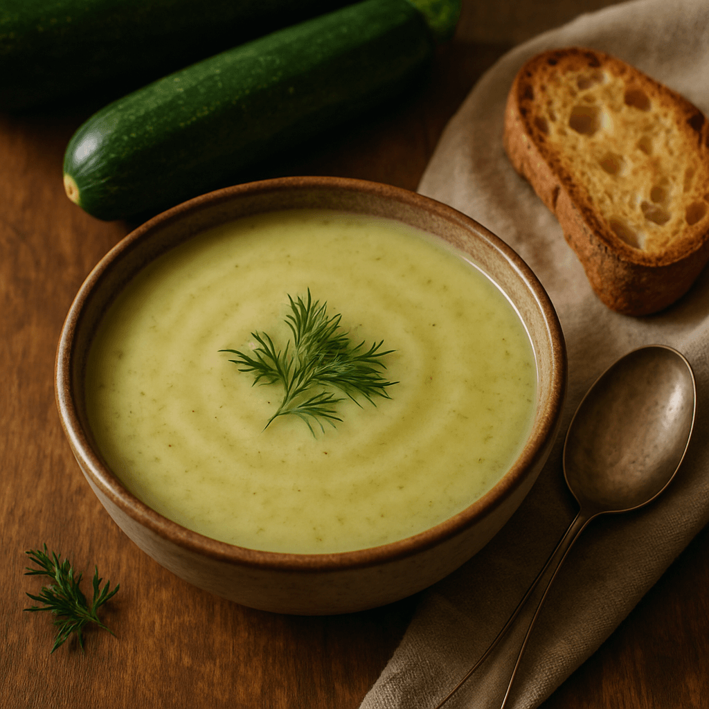 zupa z kabaczka i koperku