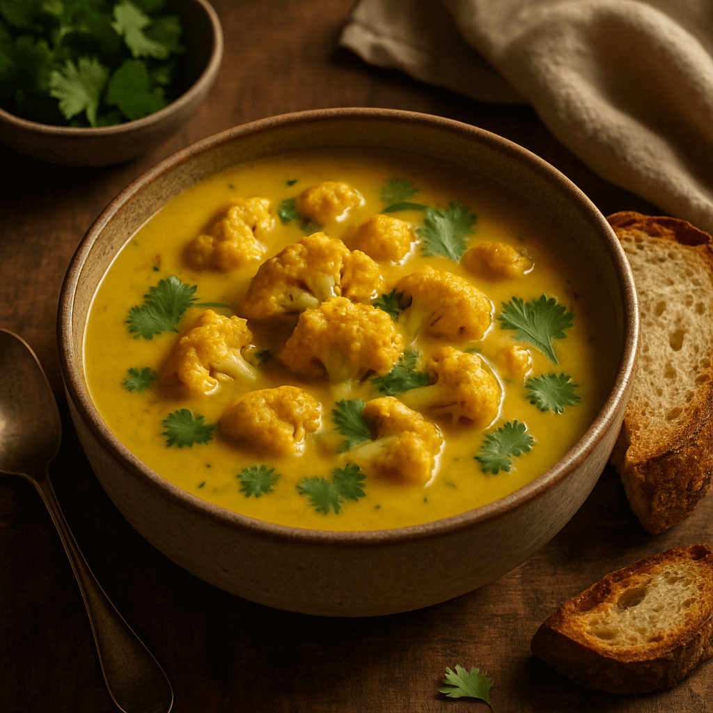 zupa z kalafiora i curry