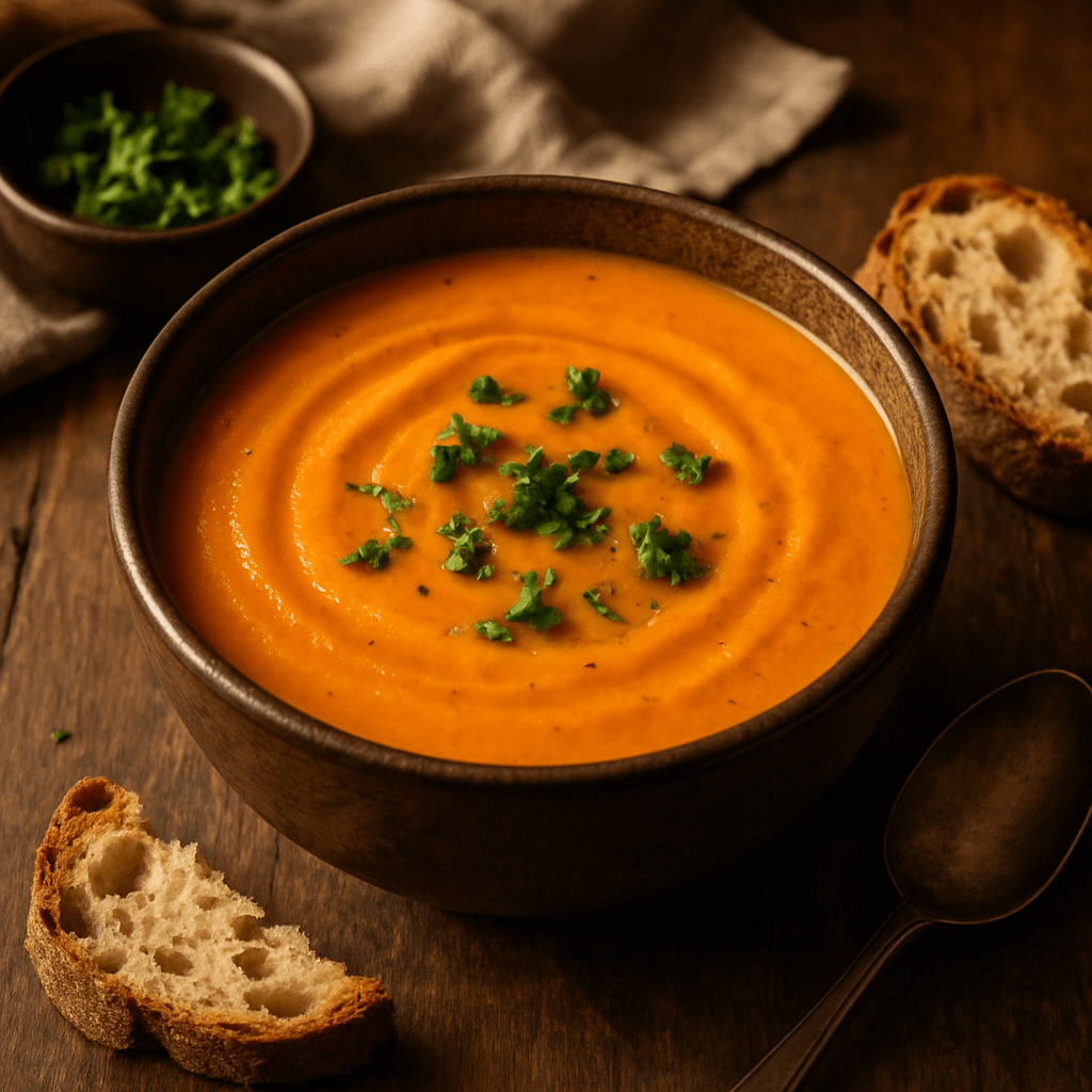 Zupa z papryki i batata – kremowa i aromatyczna zupa krok po kroku